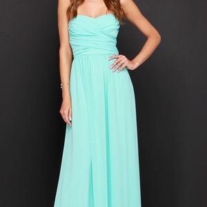 Royal Engagement Strapless Maxi Dress